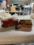 Vintage Marx Prewar Reading caboose #92812 Lionel 3653-34 Black Rubber Cattle0