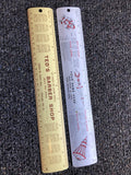Vintage Lot Of 2 Rulers “Teds Barber Shop” & “Space” ADVERTISING0