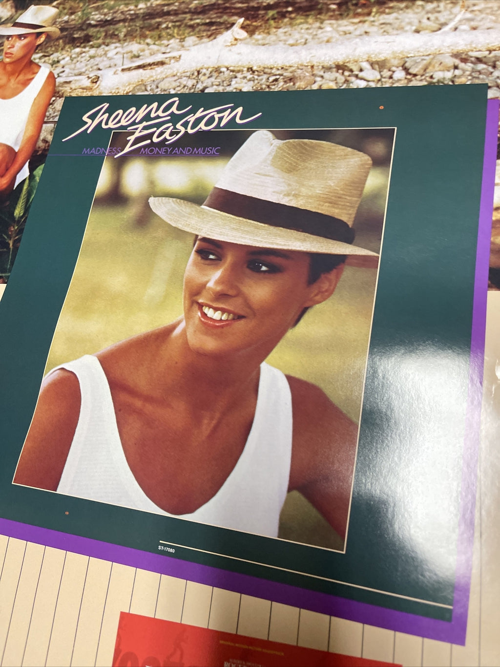 Under  1982 Sheena Easton Record Promo Poster 24x36 For Your Eyes Only Bond5