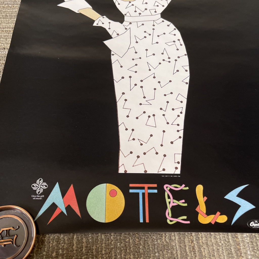 #155 1980 THE MOTELS Record Store PROMO POSTER 20” x 30” McM1