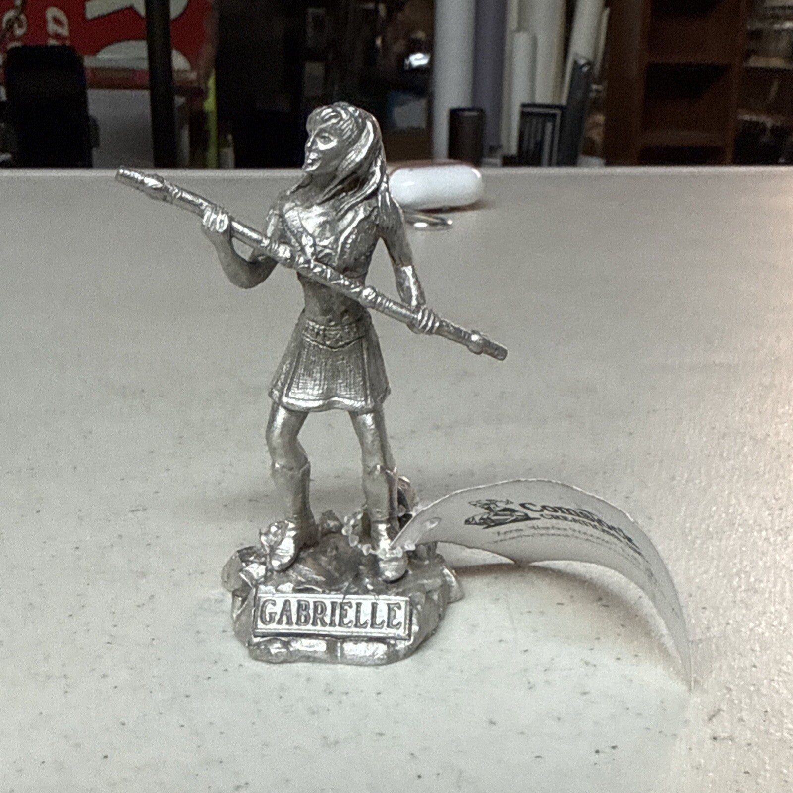Xena Warrior Princess Pewter Statue Figure Figurine 3.5" Comstock Creations0