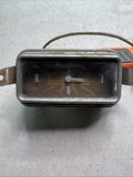 Rectangle Vintage Dashboard Clock Metal Retro Rare  Original0