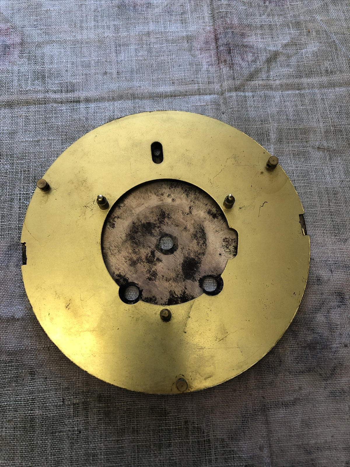 Vintage Seth Thomas Watch Face For Parts Only 6”x6”2