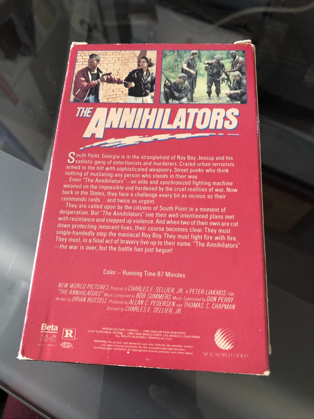 Vintage 1985 The Annihilators 80's Action Betamax BETA TAPE NOT VHS1