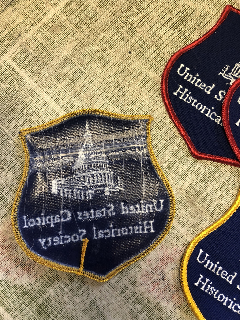 United States Capitol Historical Society patch Lot Of 10 - 4”x3.5”4