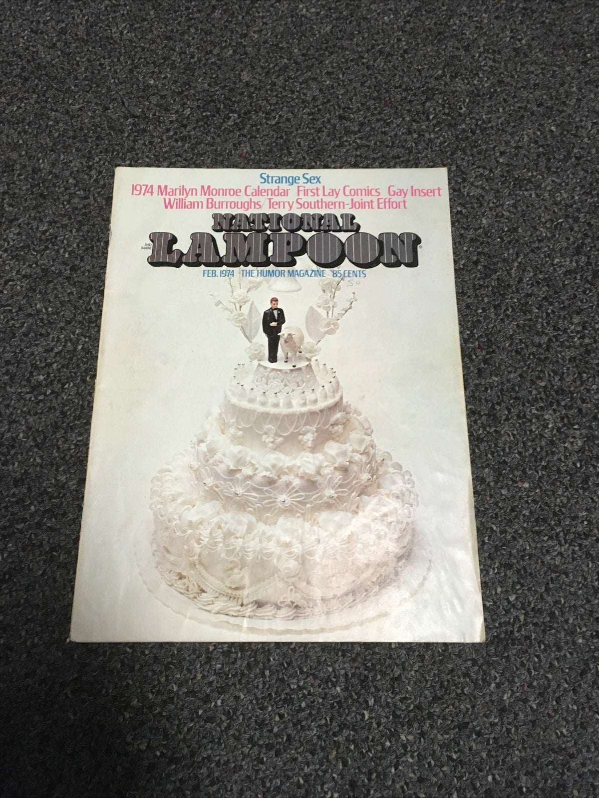 National Lampoon Magazine Feb 1974-  Marilyn Monroe - Gay Insert0
