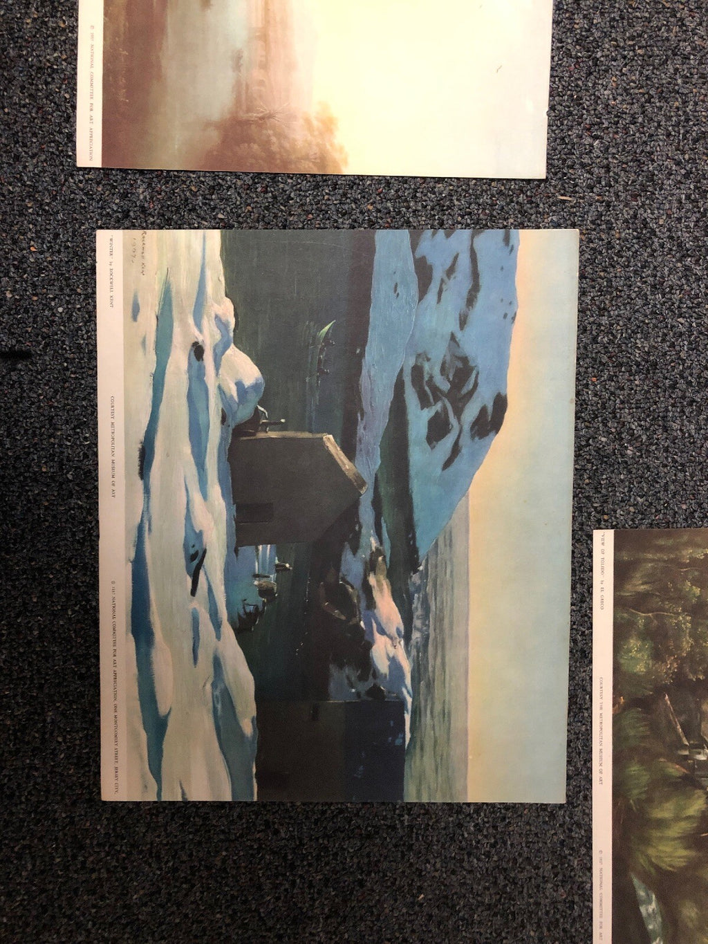 Vintage American Art Incomplete Lithographs Portfolio 1939, National Art Society3