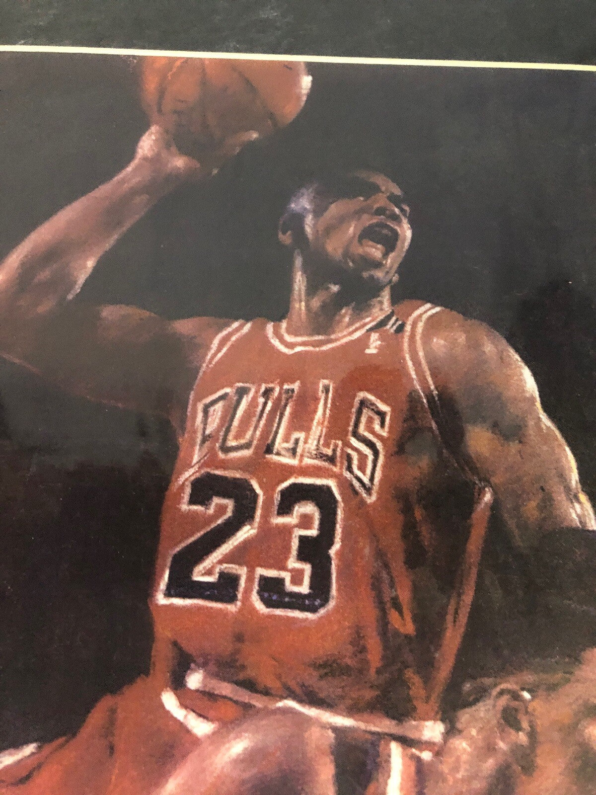 Michael Jordan Basketball Art Sketch Print 16”x20”2