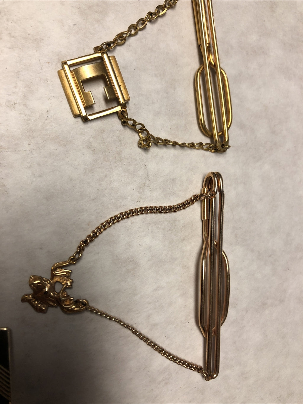 Vintage Lot Of 4 Tie Pin Tietacks SWANK ANSON3
