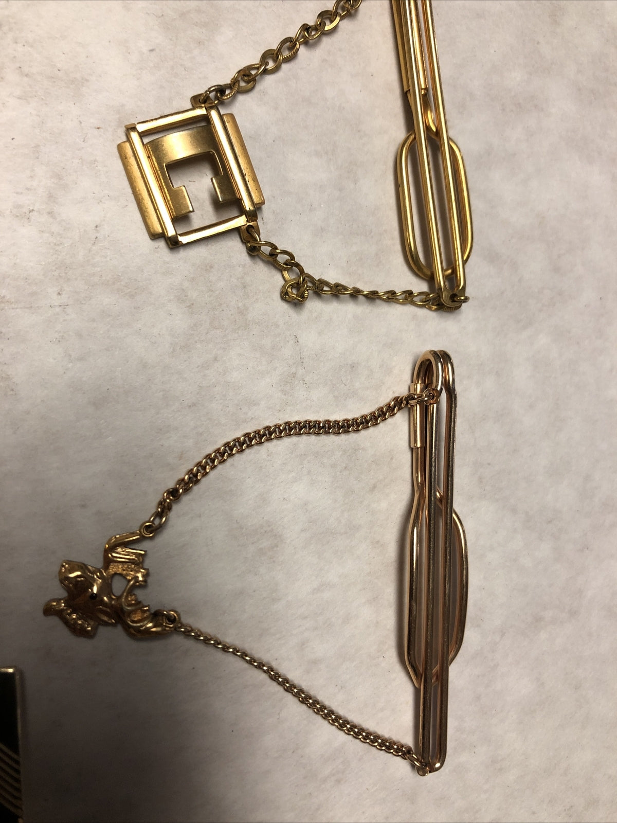 Vintage Lot Of 4 Tie Pin Tietacks SWANK ANSON3