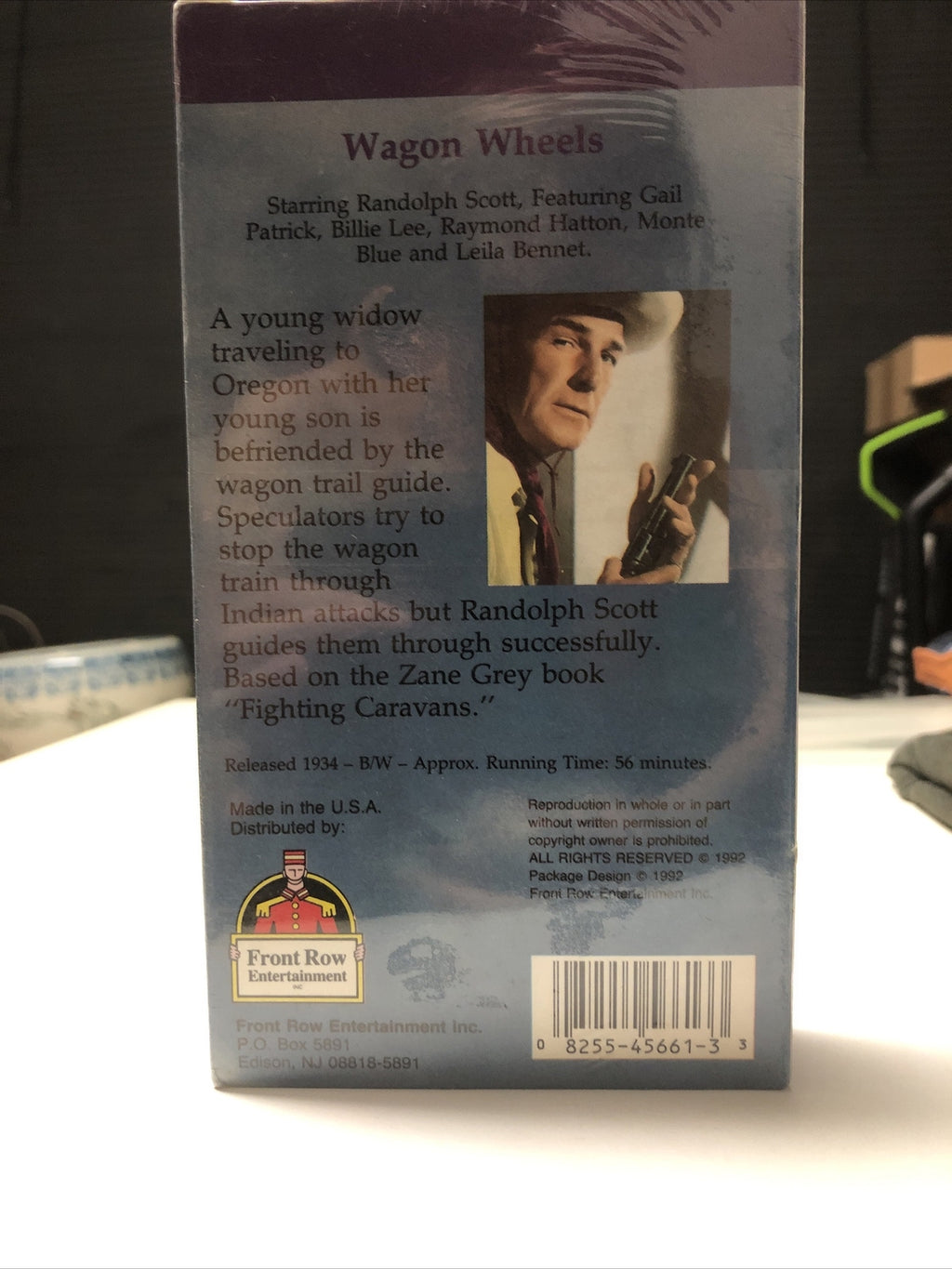 Factory Sealed Zane grey’s Wagon Wheels VHS With Randolph Scott2