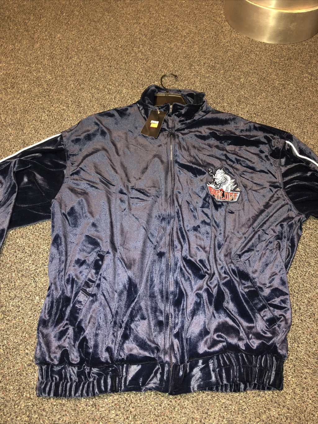 Vintage 90’s NOS Barcode Zip up Sweater- Enyce Sean John Fubu Era0