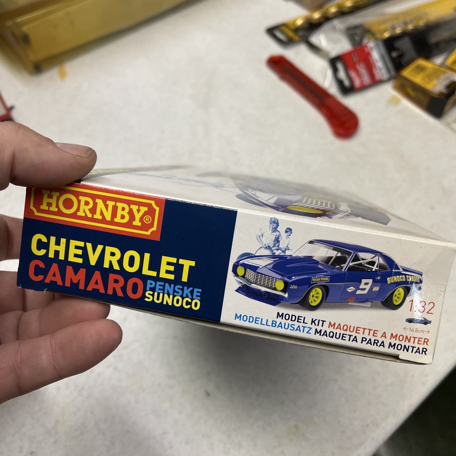 Hornby CHEVY CAMARO #9 SUNOCO Penske 1/32 New Unbuilt1