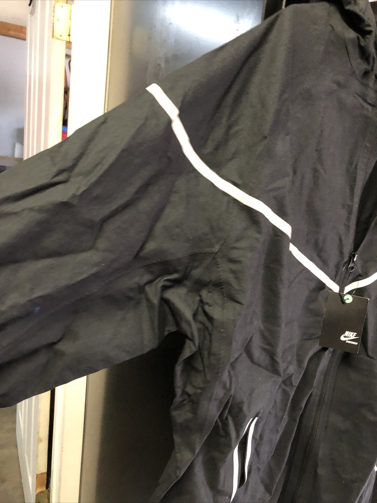 Nike Sportswear Full Zip Black Jacket With Hood 485004-010 Size 2XL NOS2
