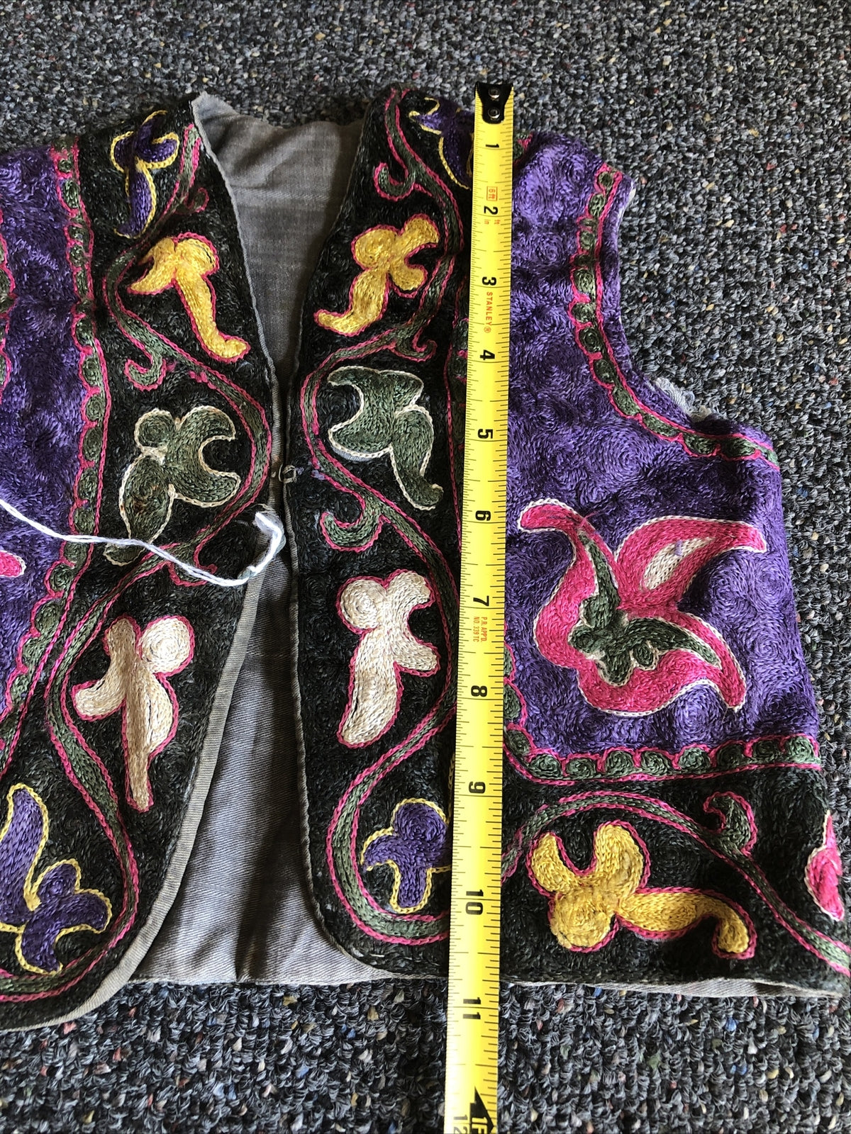 Vintage Handmade Small Asian Vest3