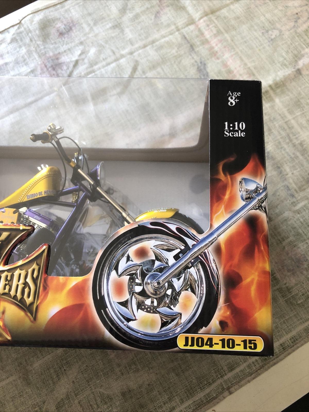 West Coast Choppers 1:10 Scale Jesse James, Penny Saved Yellow Rare New1