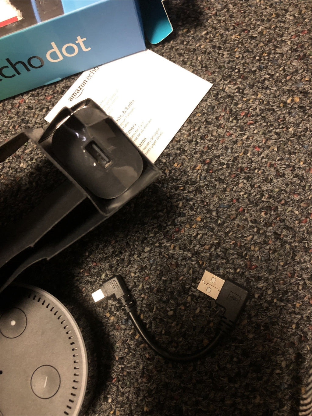 Amazon Echo Dot (2nd Generation) Smart Speaker Comes With Charger2