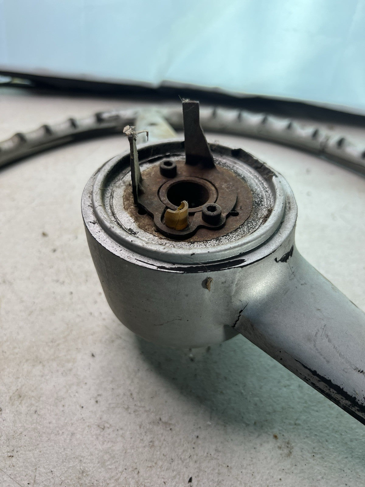 1955-1956 Chevrolet Bel Air Spyder Steering Wheel Original GM5