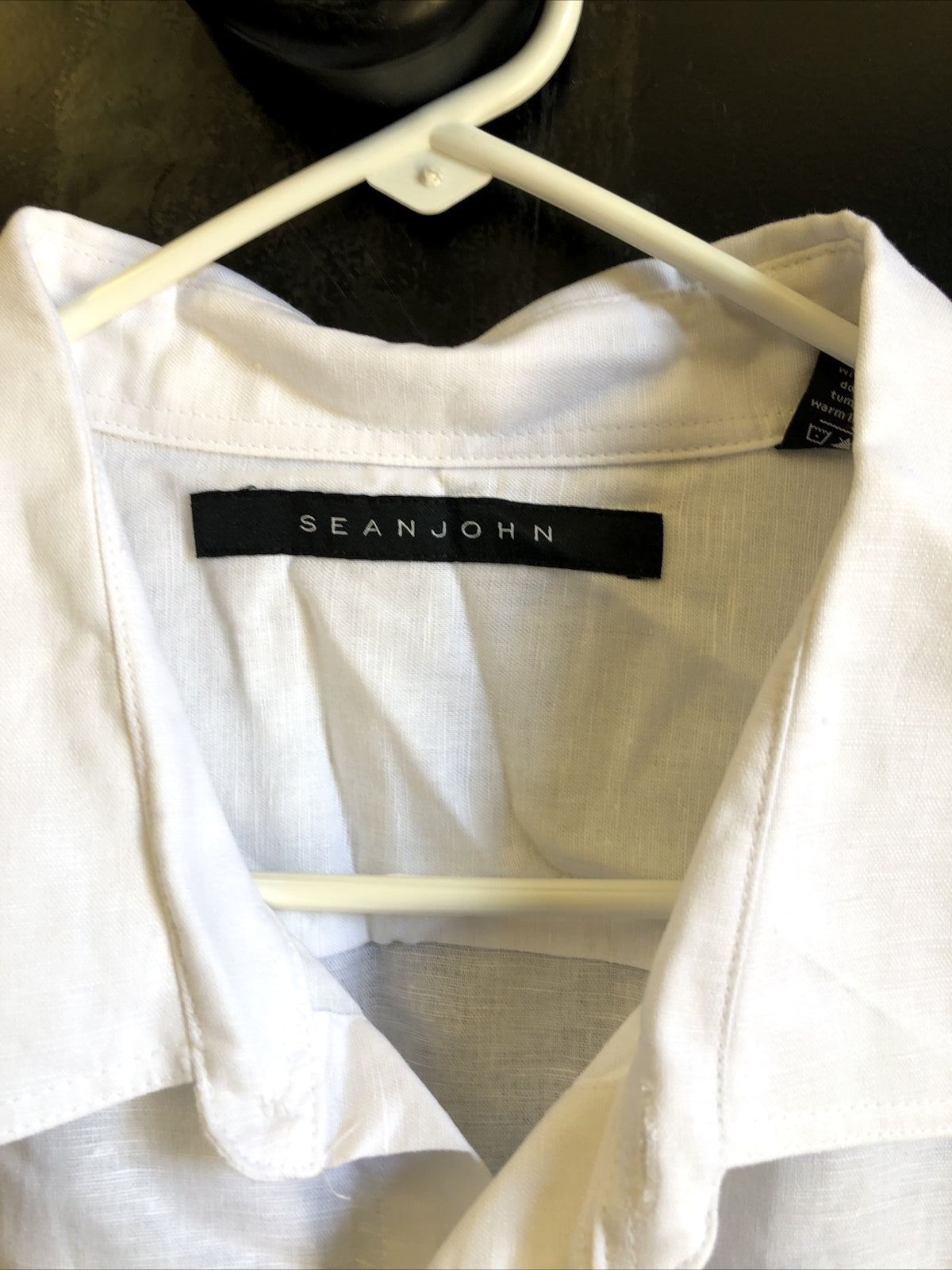 Sean John White Short Sleeve Button Up NOS Size 3XL2