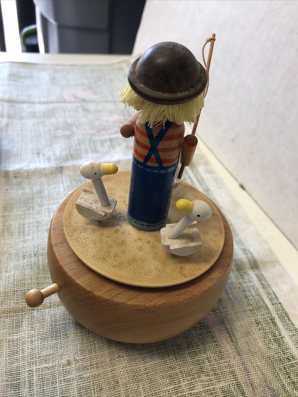 Vintage Schmid Wind Up Music Box Lazy River 271 Made in Japan4