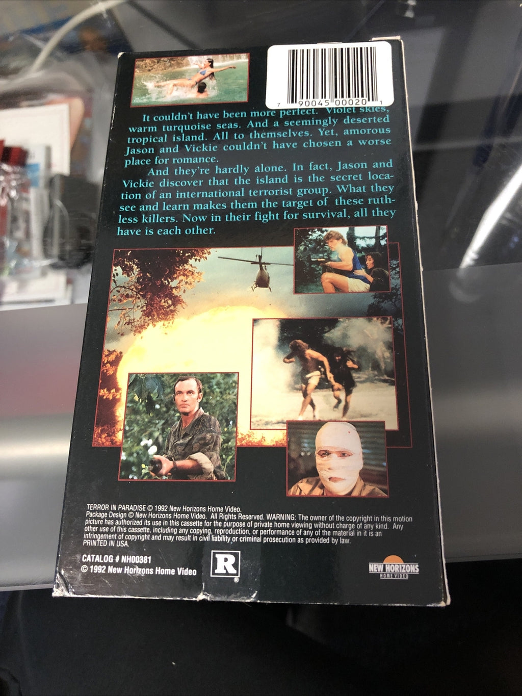 Terror In Paradise VHS Screener Rare OOP 19951
