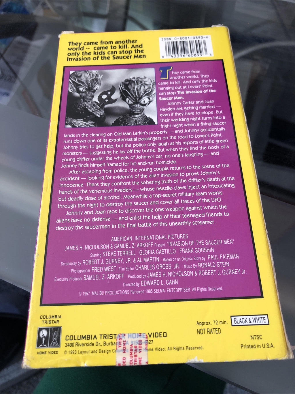 Invasion of the Saucer Men (VHS) Steven Terrell Gloria Castillo Frank Gorshin VG1