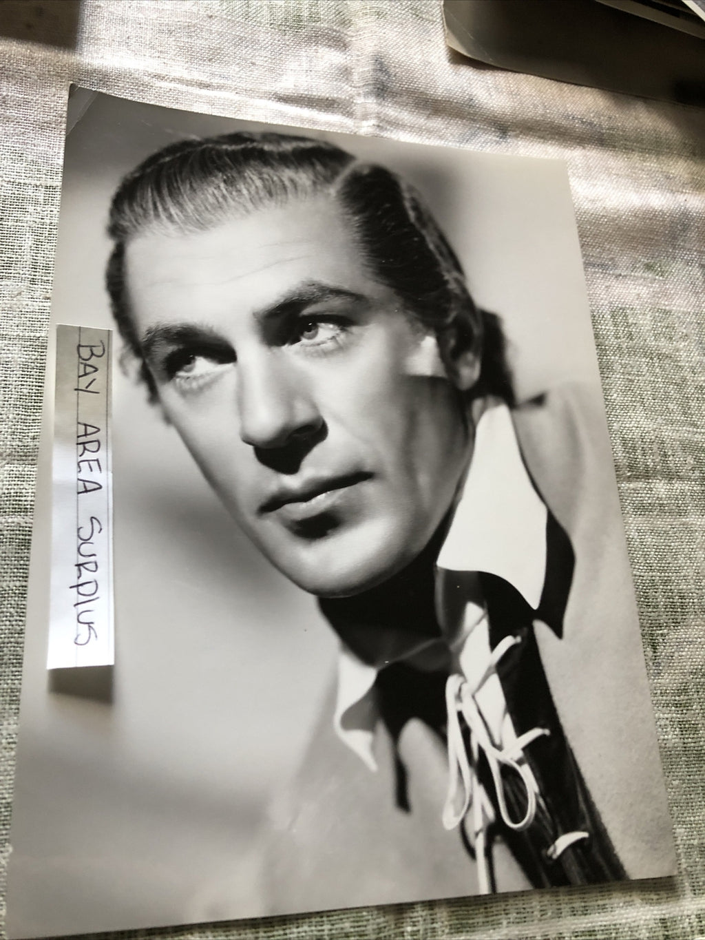Rare Original Photo Of GARY COOPER Unpublished Vintage Photograph 8.5”x6”6