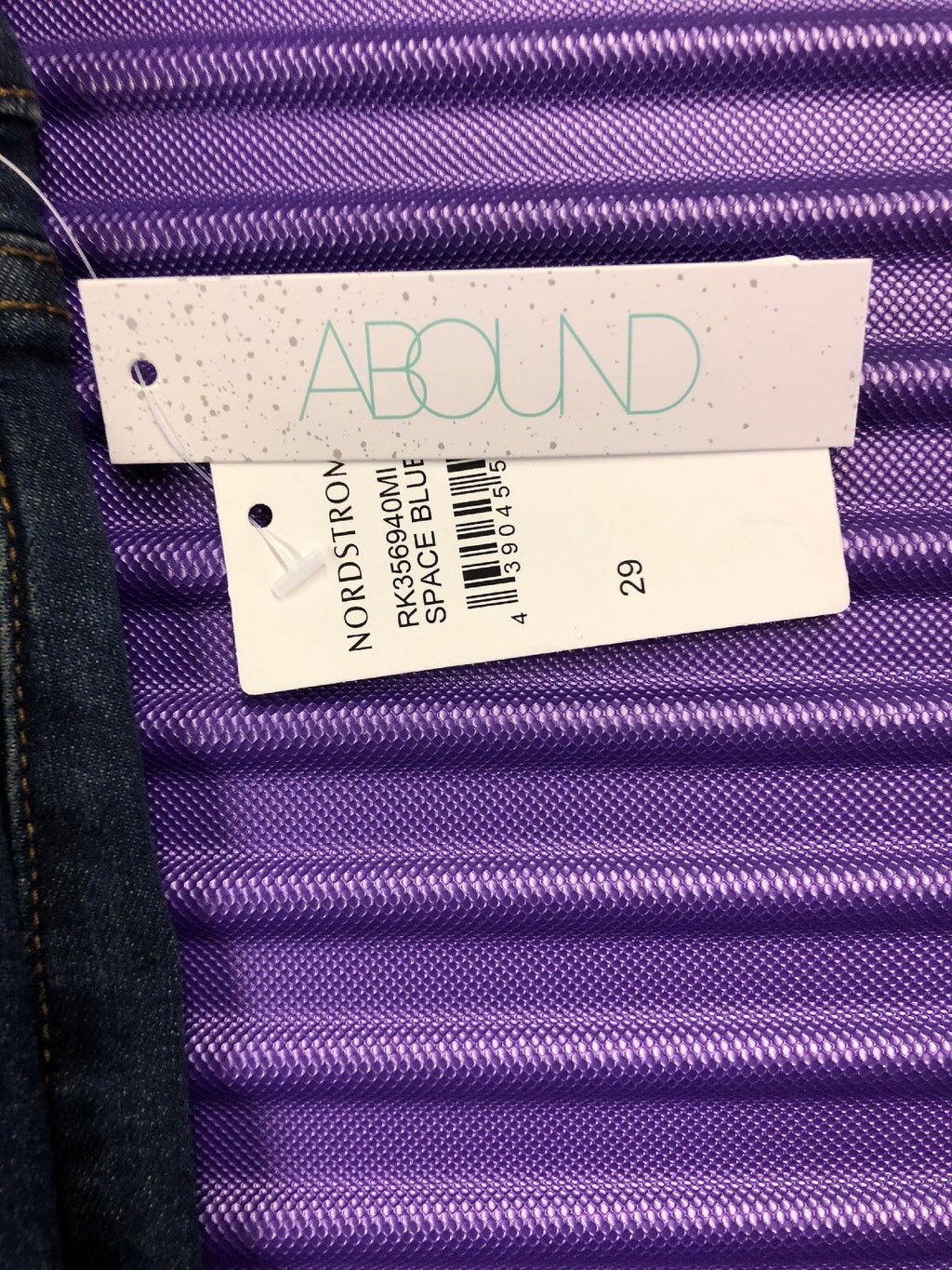 Abound  Nordstrom Size 29 Women's Space Blue Denim High Waisted Shorts1
