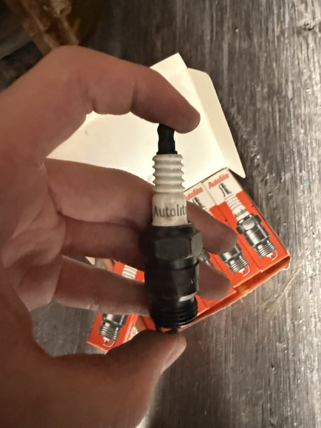 NOS Vintage Autolite 36 Spark Plugs Box of 10 Replaces Champion4