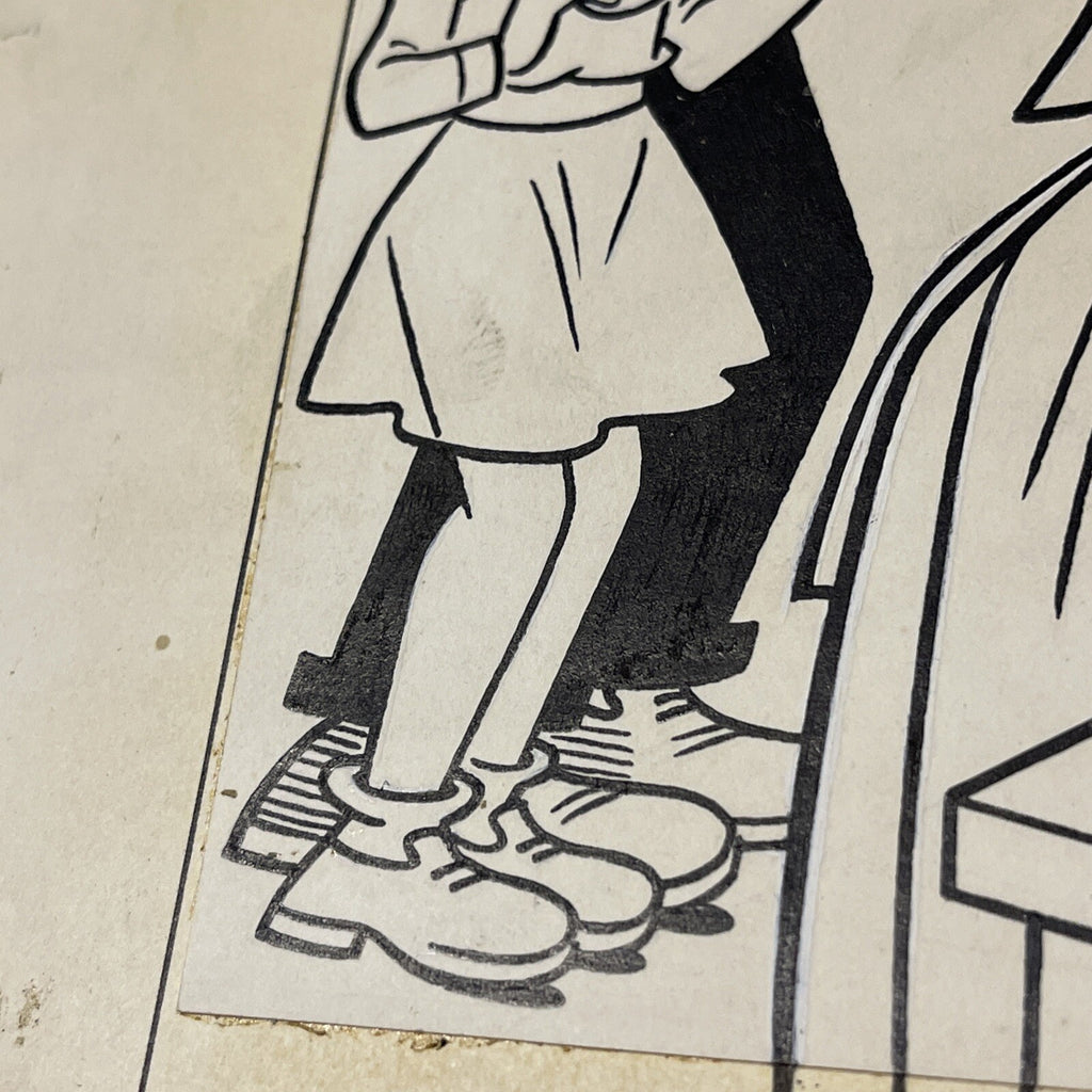 Archie Pals Betty Veronica ORIGINAL Art ( Pen on Heavy paper ) Dotty Dripple1