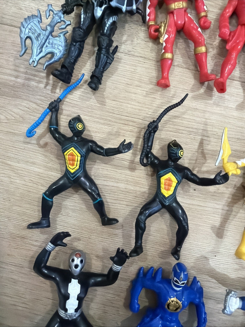 Vintage Lot Of 12 POWER RANGERS Action Figures5