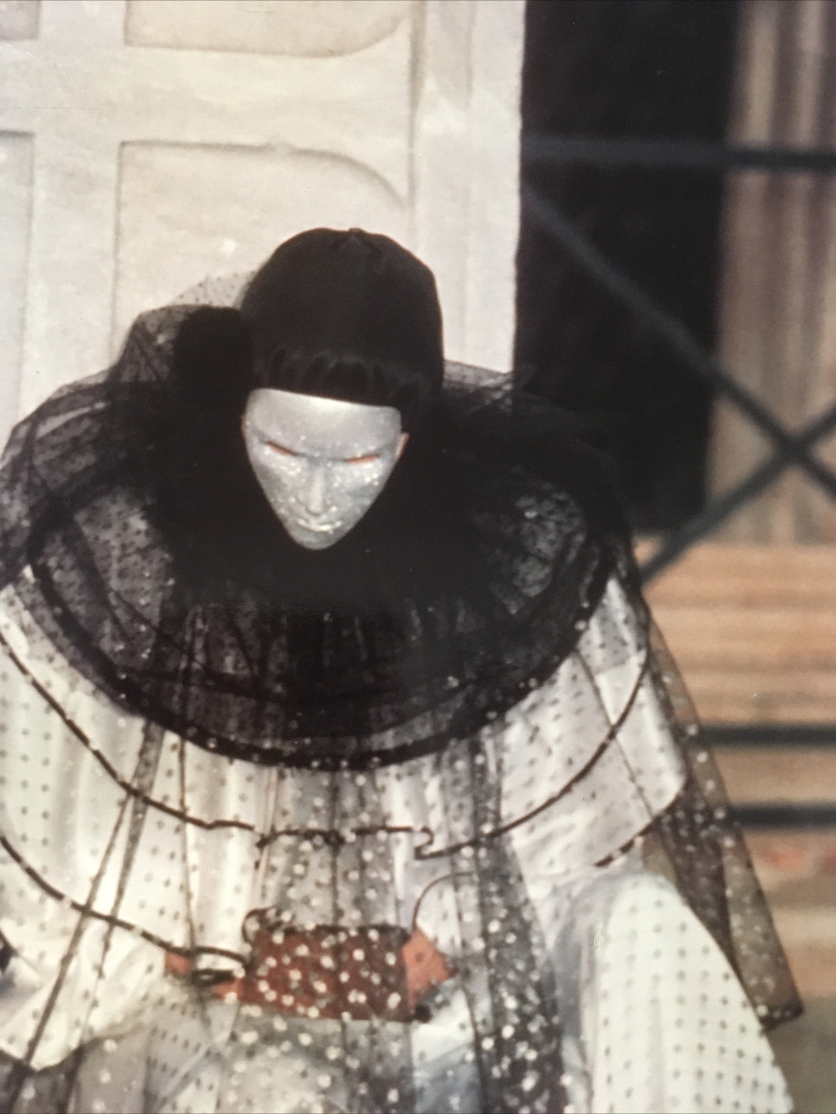 Silvano Bonfa Venezia Mashchere Di Carnevale Photograph Italy Masked Person8