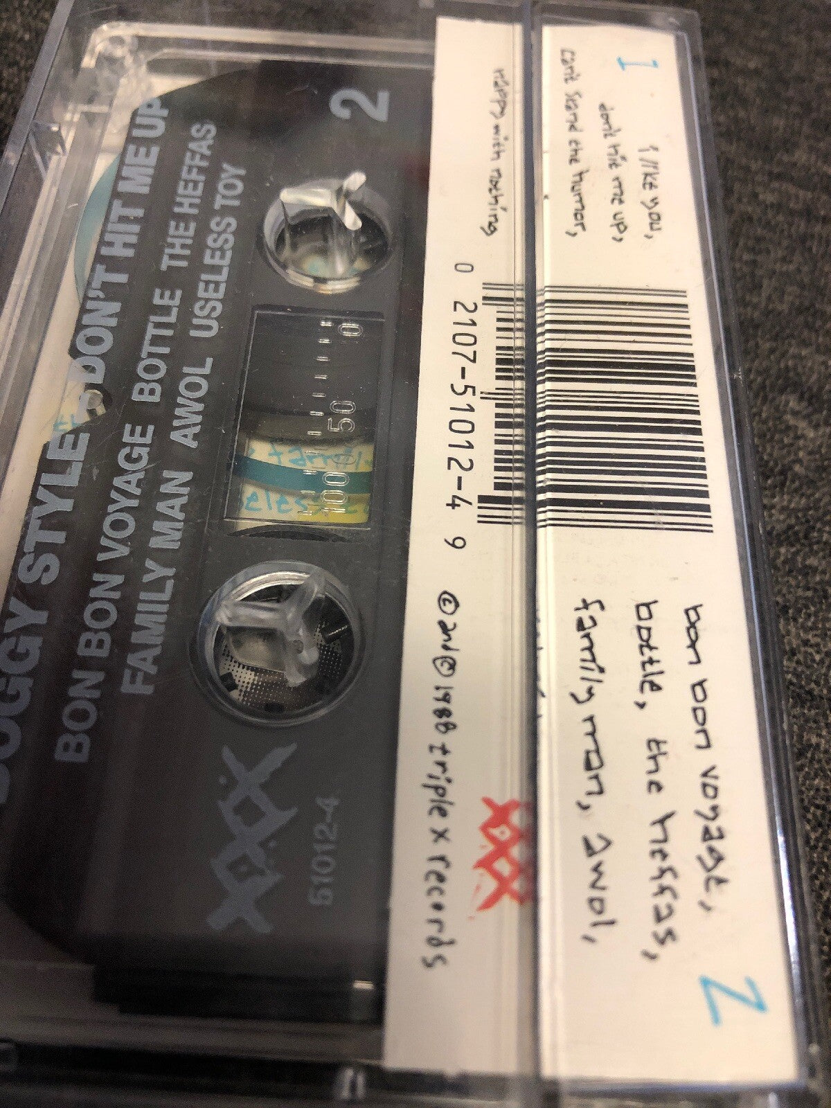 Doggy Style - Don't Hit Me Up Cassette Triple X Entertainment Punk Rock 80s3