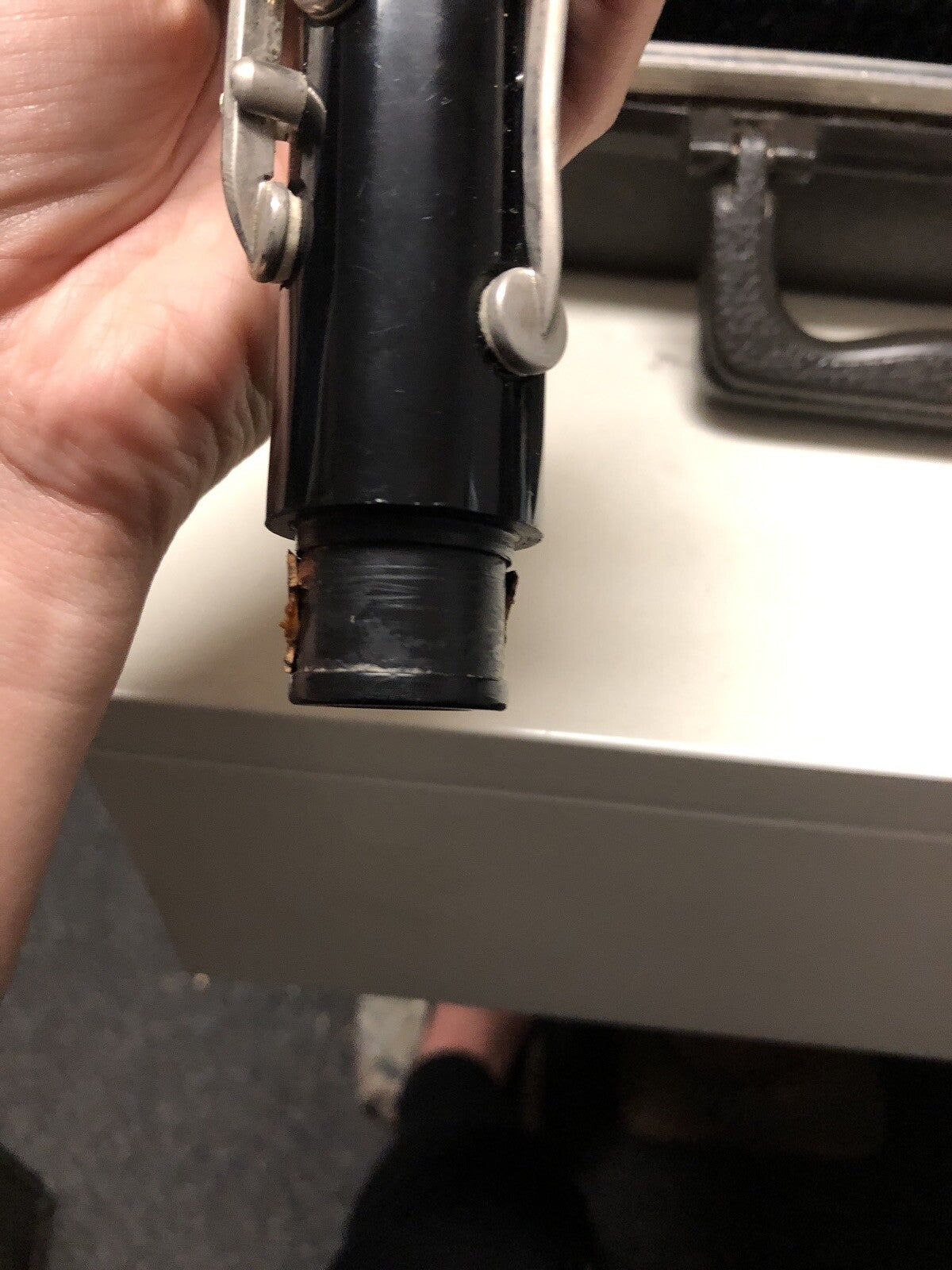 A5 Vintage Selmer Bundy Resonite Black Clarinet w/ Case6