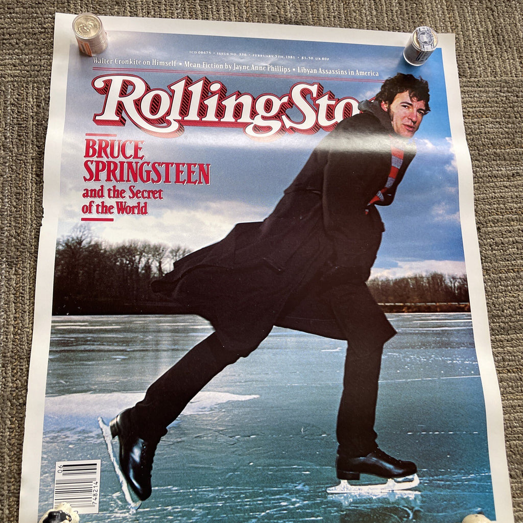 #197 1981 Rolling Stone Magazine 336 Bruce Springsteen Steely Dan Promo Poster5