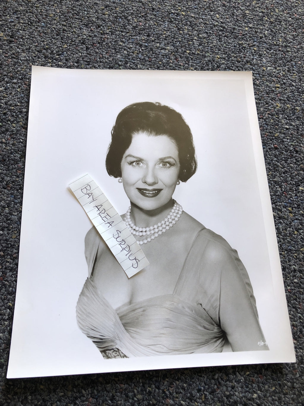 Rare Original Unpublished Photo Of Ruth Warrick 10”x8” Black/white Photograph0