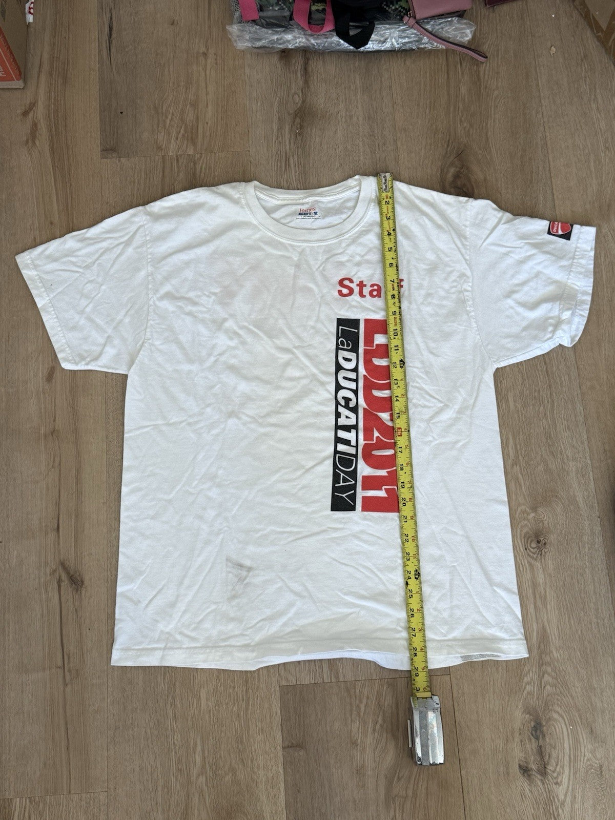 2011 LaDucatiDay LDD Staff T-Shirt Ducati Motorcycle Rally Event Tee sz L2