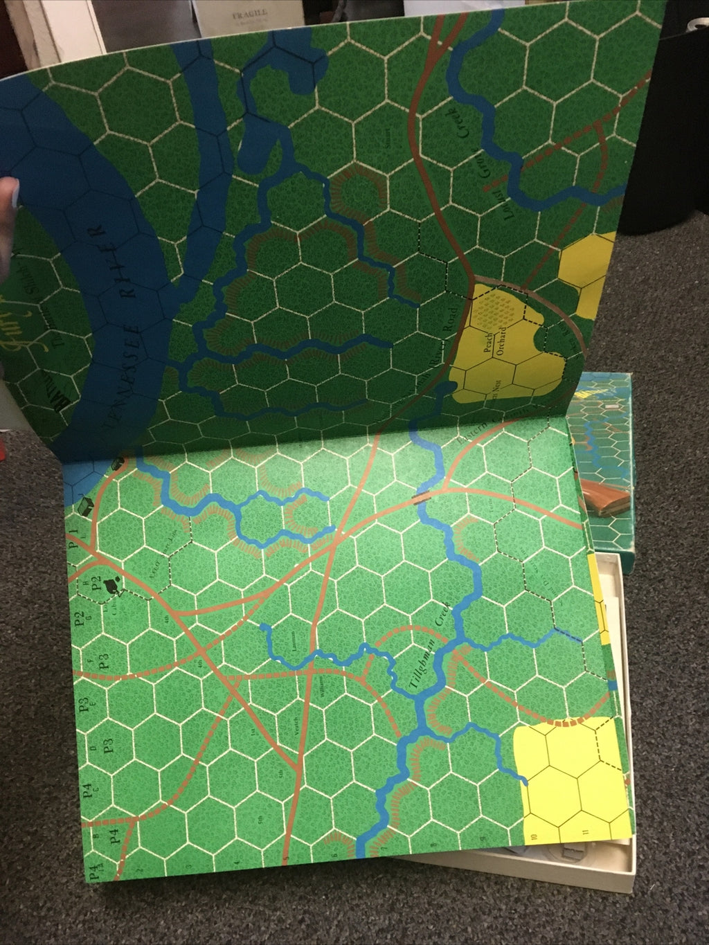 Battleline 1977 : Fury in the West Civil War 1862 Battle of Shiloh (PUN) wargame2