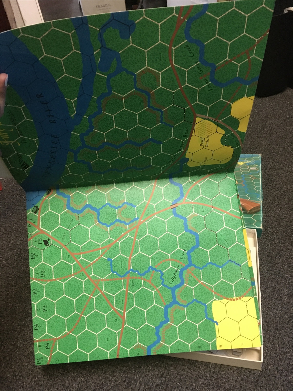 Battleline 1977 : Fury in the West Civil War 1862 Battle of Shiloh (PUN) wargame2