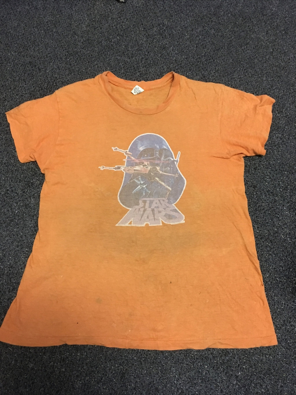Vintage 1970’s Star Wars T Shirt Size Medium Hanes Tag RARE0