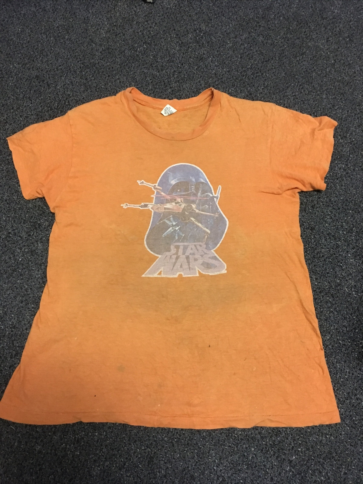 Vintage 1970’s Star Wars T Shirt Size Medium Hanes Tag RARE0