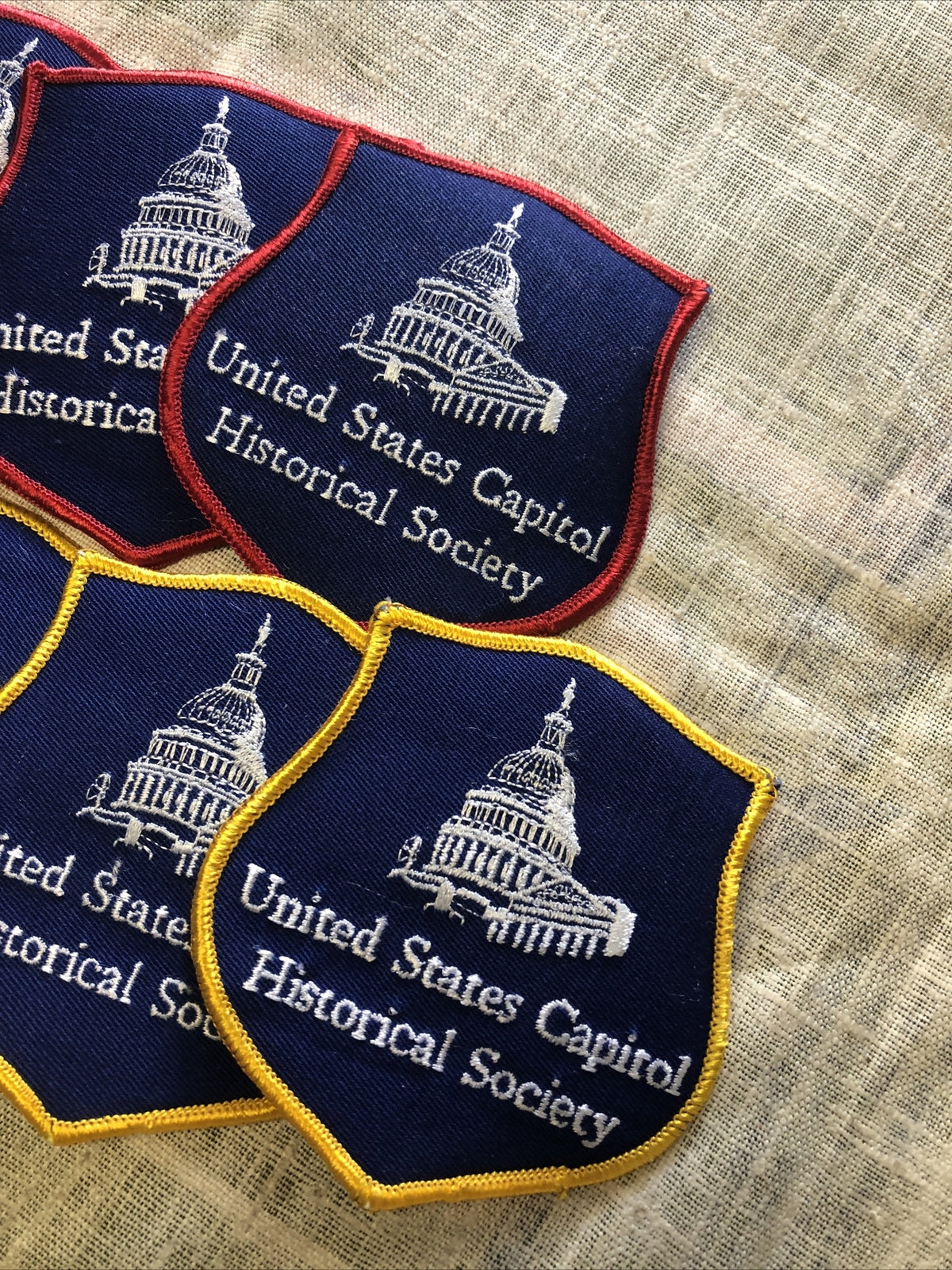 United States Capitol Historical Society patch Lot Of 10 - 4”x3.5”3