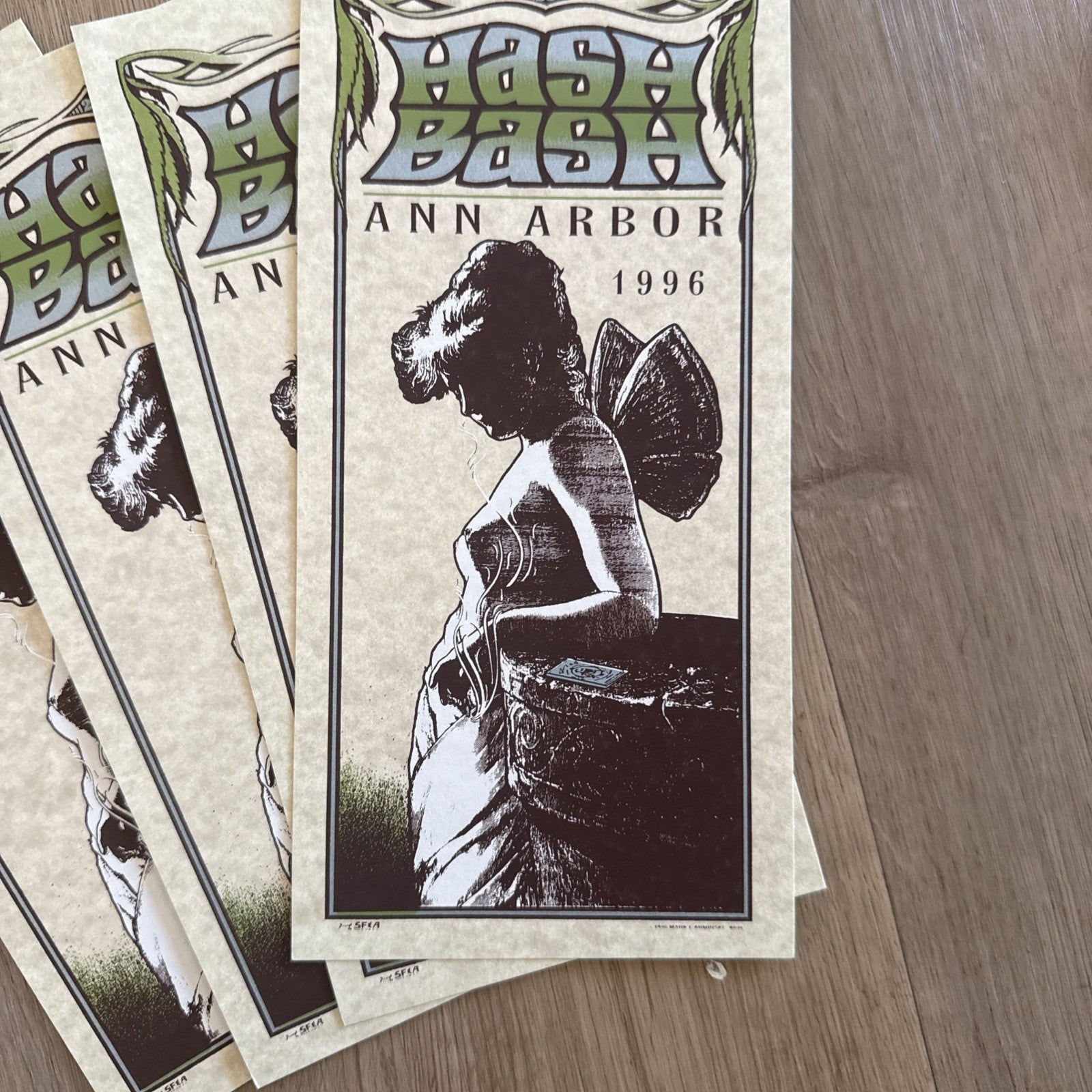 Lot 2! Hash Bash 1996 Handbill Ann Arbor Mark Arminski Marijuana Pot Festival 1
