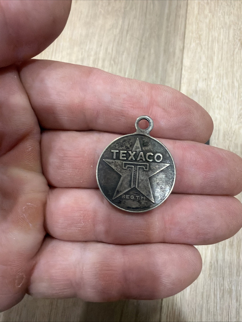 1940's Texaco Gas Oil Service Station Attendant Badge Tag Lot6