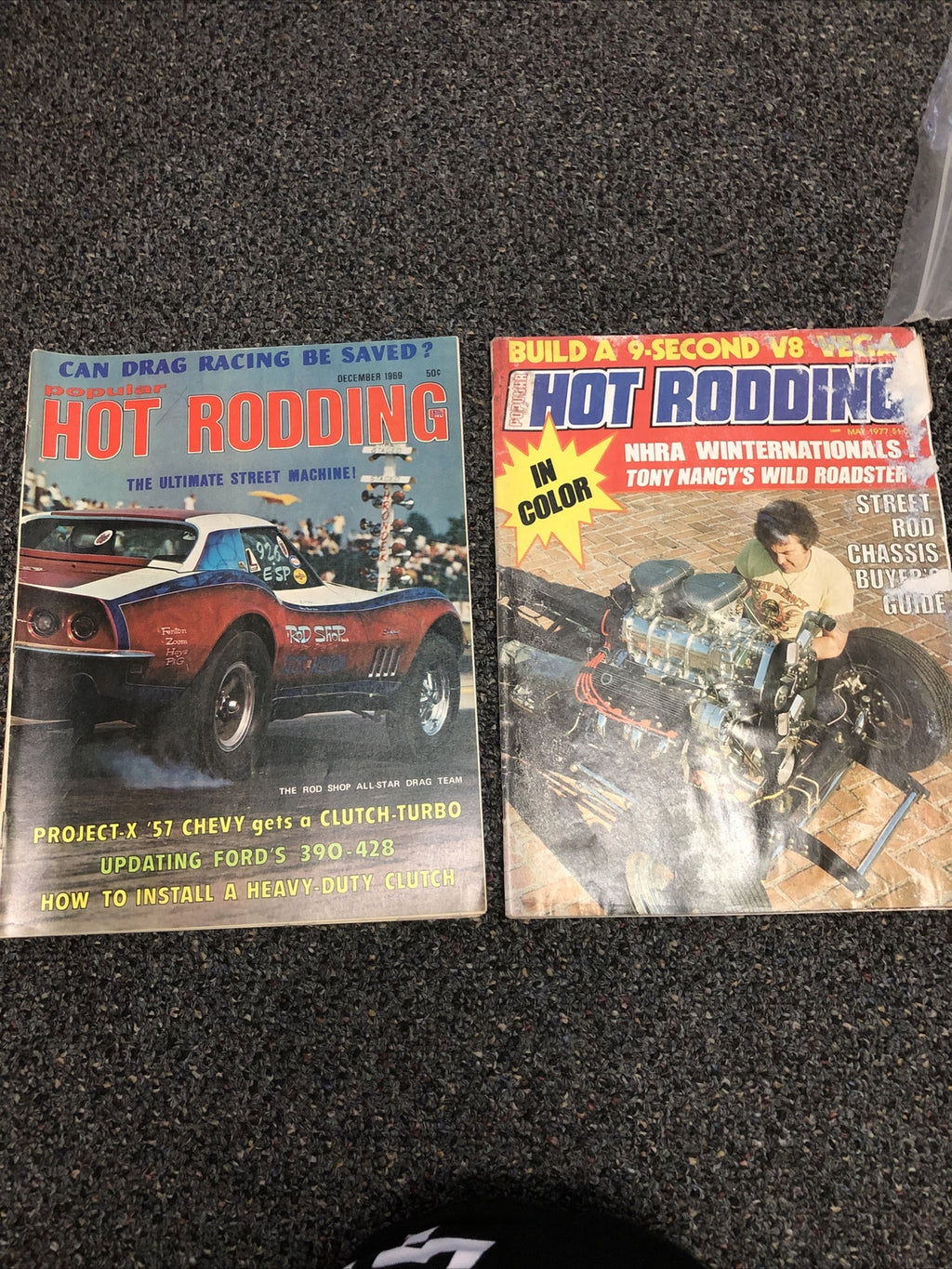 Vintage Lot Of 2 Hot Rodding 1969 & 19770