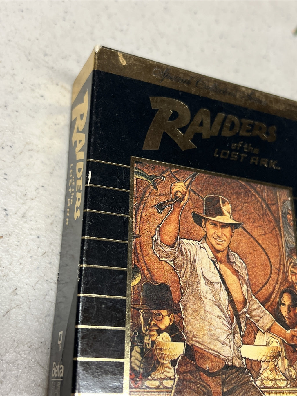 RAIDERS OF THE LOST ARK INDIANA JONES VHS HARRISON FORD SPIELBERG RARE BETA8