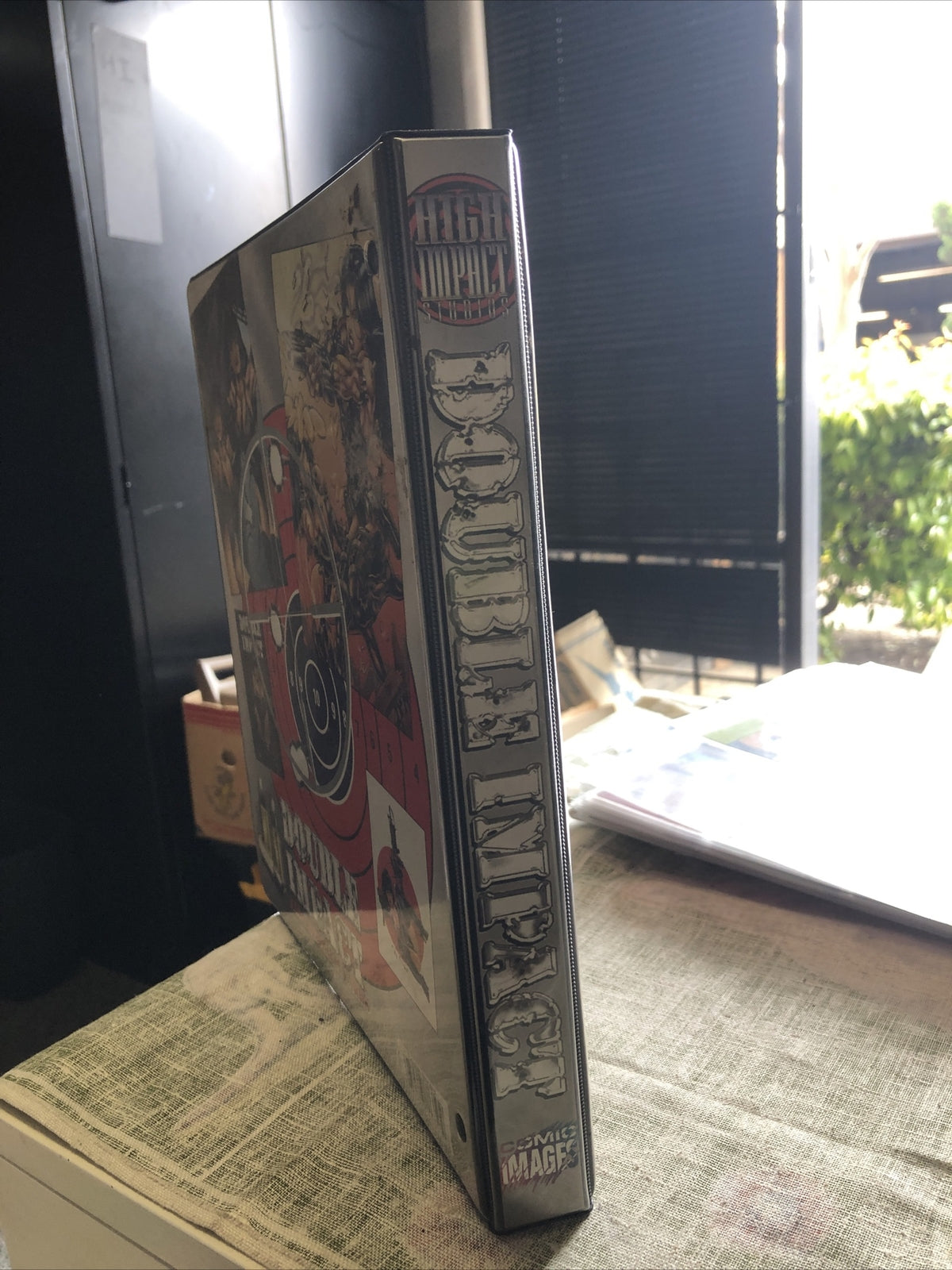 BINDER ALBUM FOR DOUBLE IMPACT ALL-CHROME TRADING CARDS2