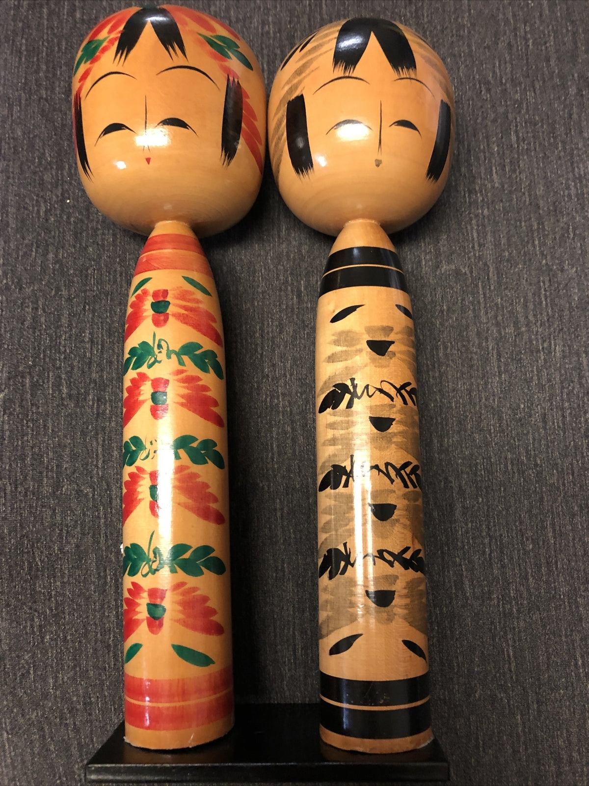 japanese kokeshi old doll vintage traditional 12 inch big sato tosio0