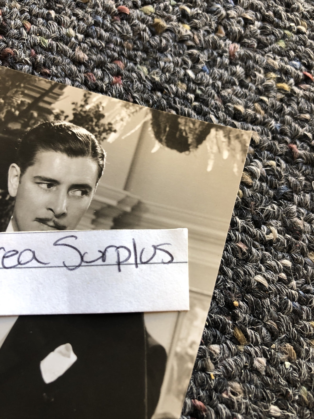 Rare Original Unpublished Photo Of RONALD COLMAN & ELISSA LANDI 5”x4”2