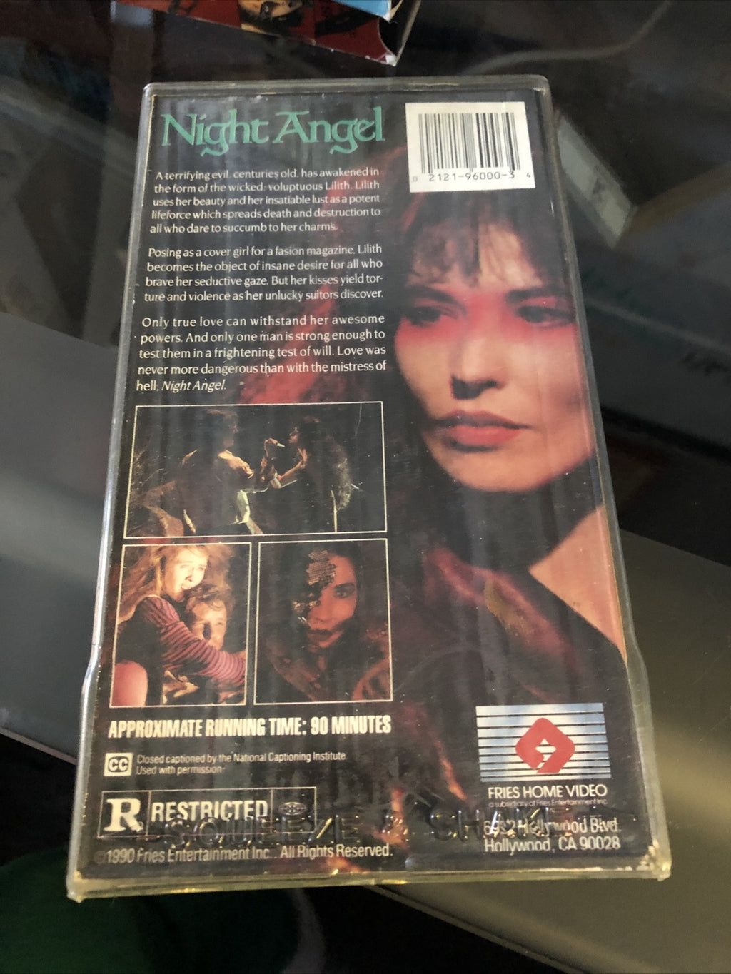 NIGHT ANGEL - VHS - (1990) - HORROR - FRIES HOME VIDEO -1